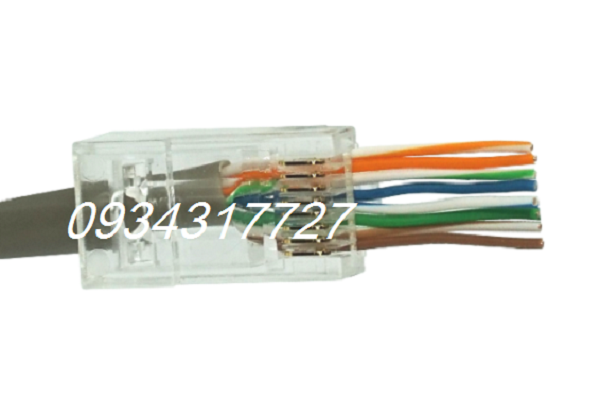 Hạt mạng DINTEK XUYÊN THẤU DÙNG CHO CAT5, CAT6 Cao cấp